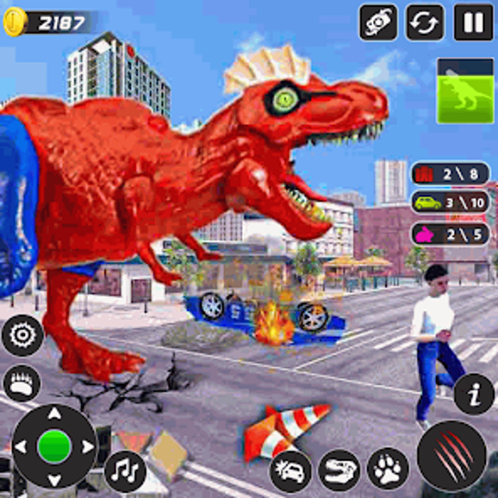 Dinosaur Games City Rampage for Android - Free App Download