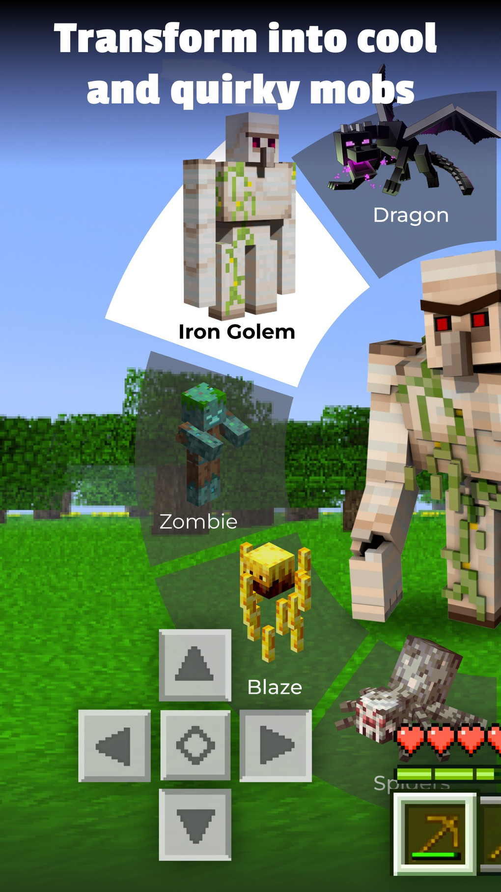 Morph Mods Skins for Minecraft для iPhone — Скачать