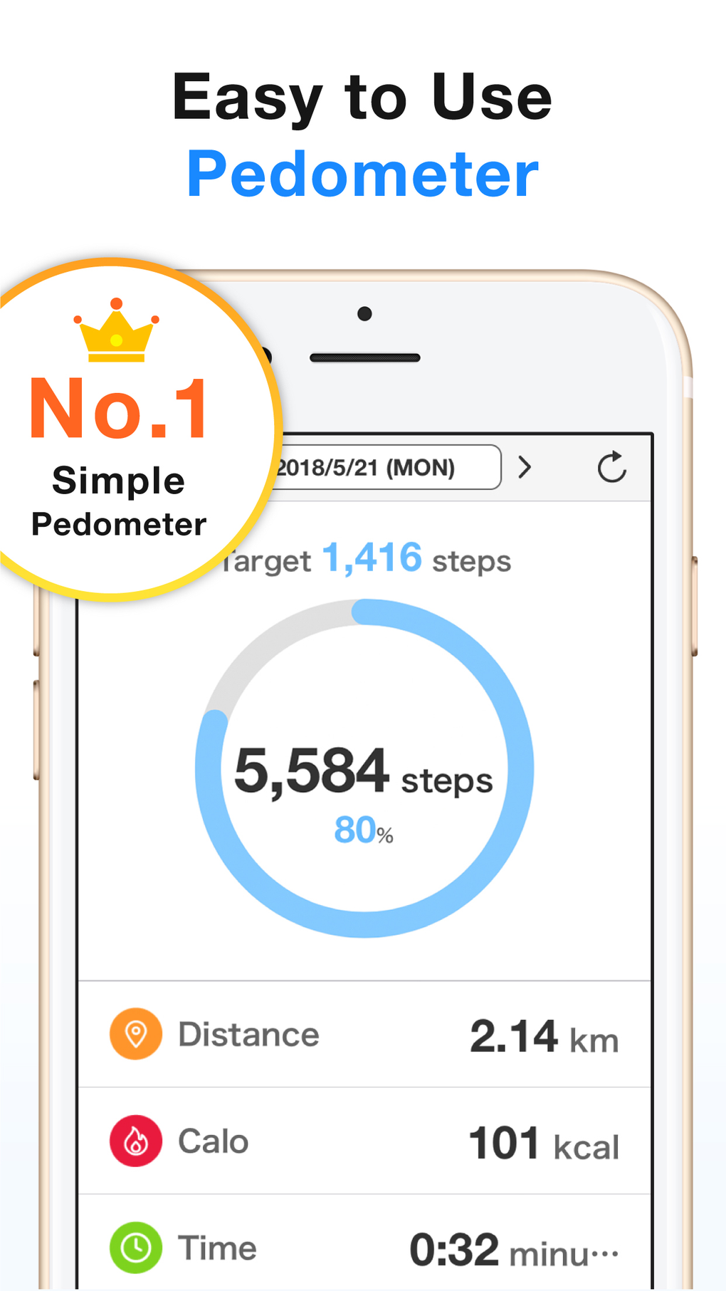 Pedometer Steps Counter app для iPhone — Скачать