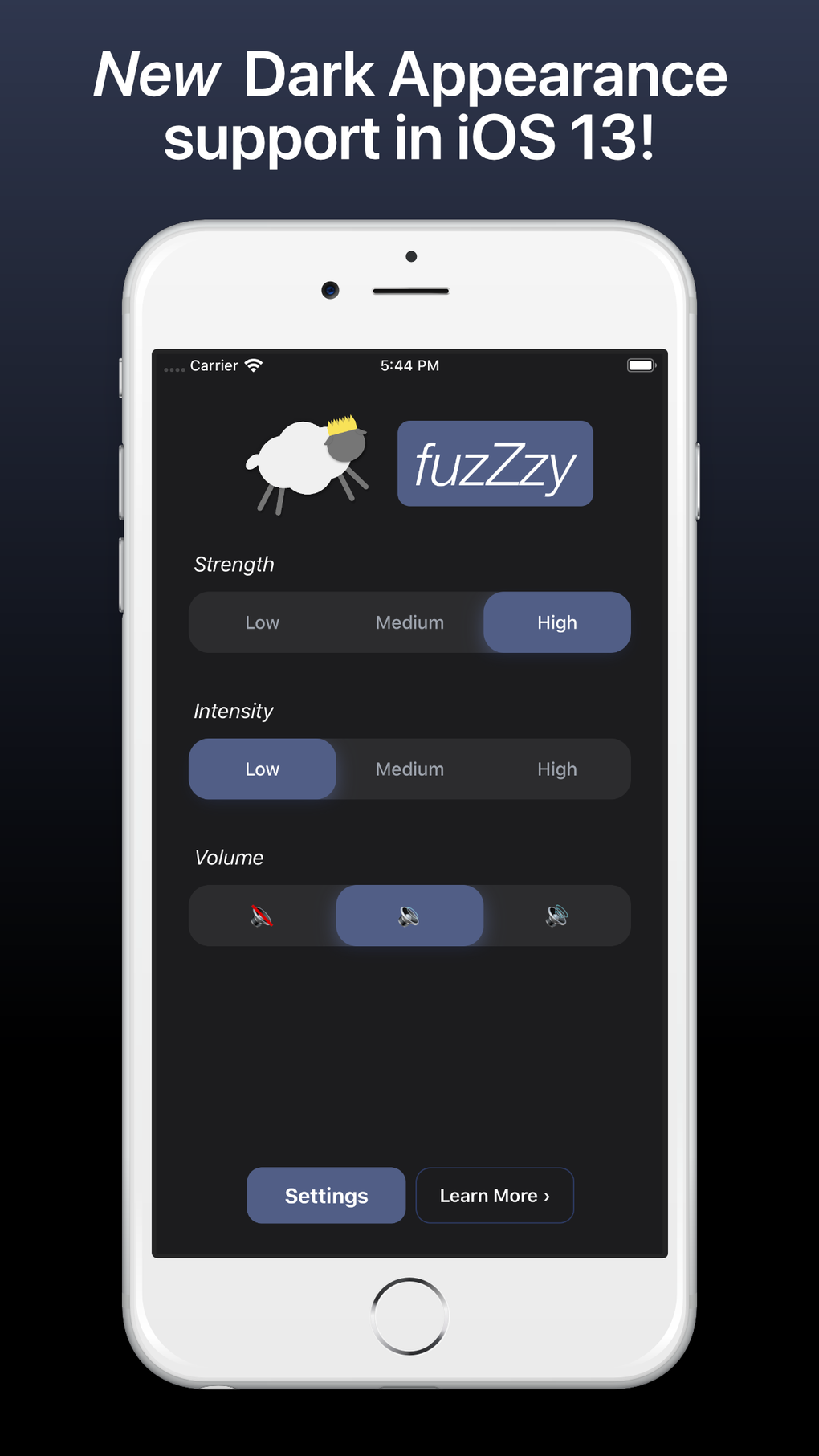 fuzZzy - white noise for sleep for iPhone - Download