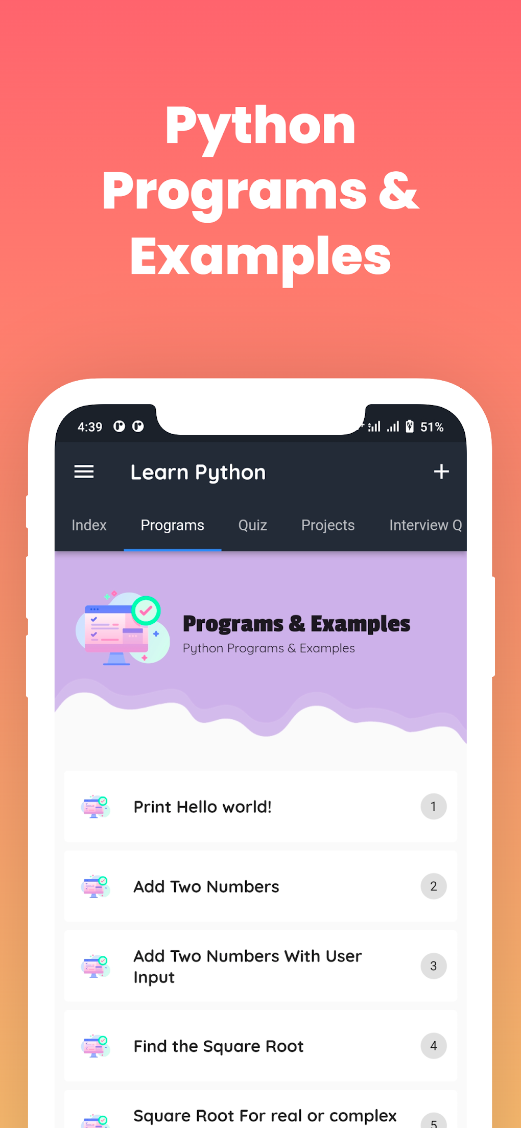 Learn Python Offline :PyBook для Android — Скачать