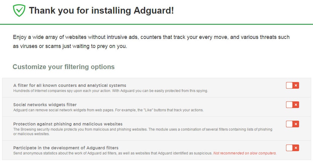 adguard adblocker 사용법