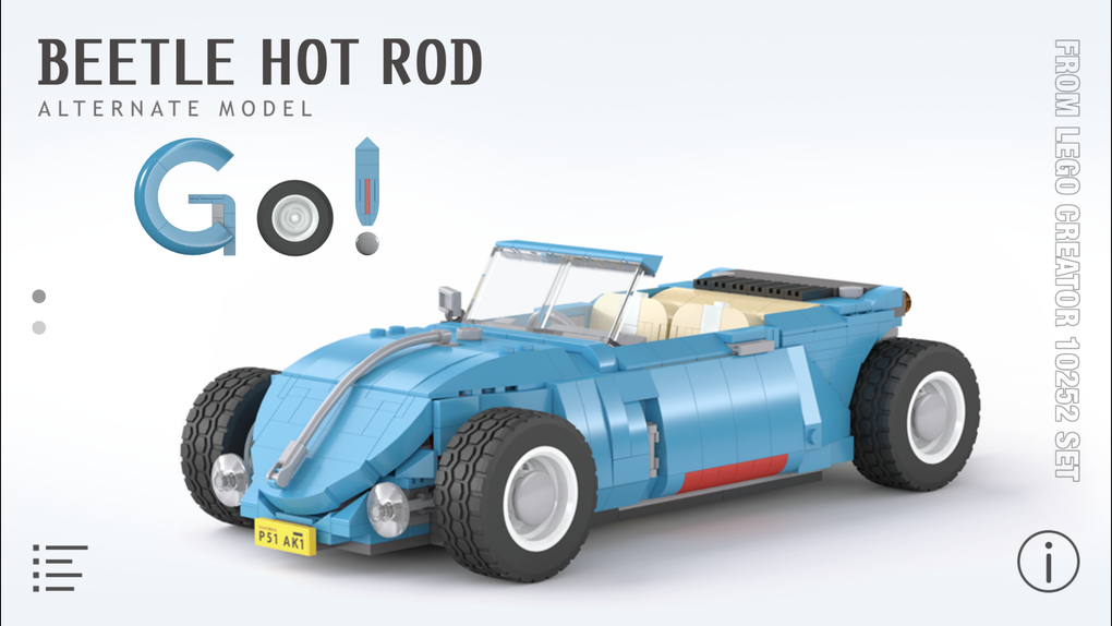 VW Beetle Hot Rod for LEGO 10252 Set for iPhone - Download