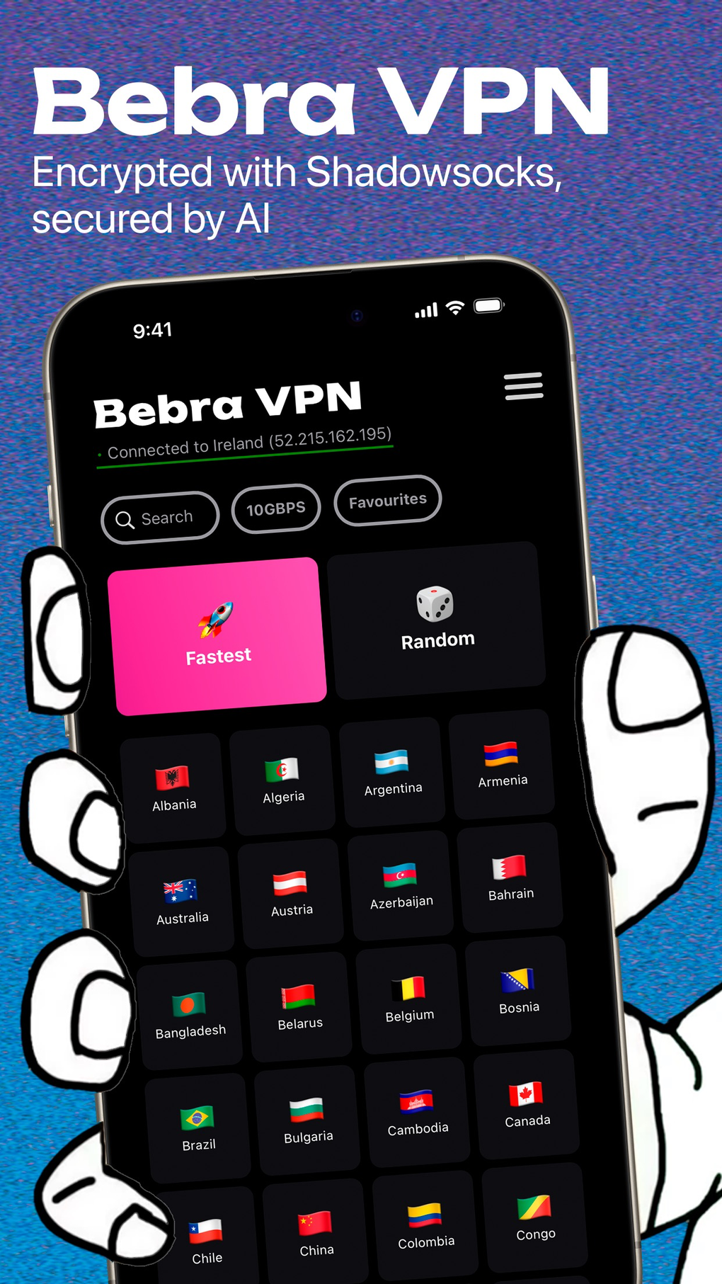 Bebra VPN для iPhone — Скачать