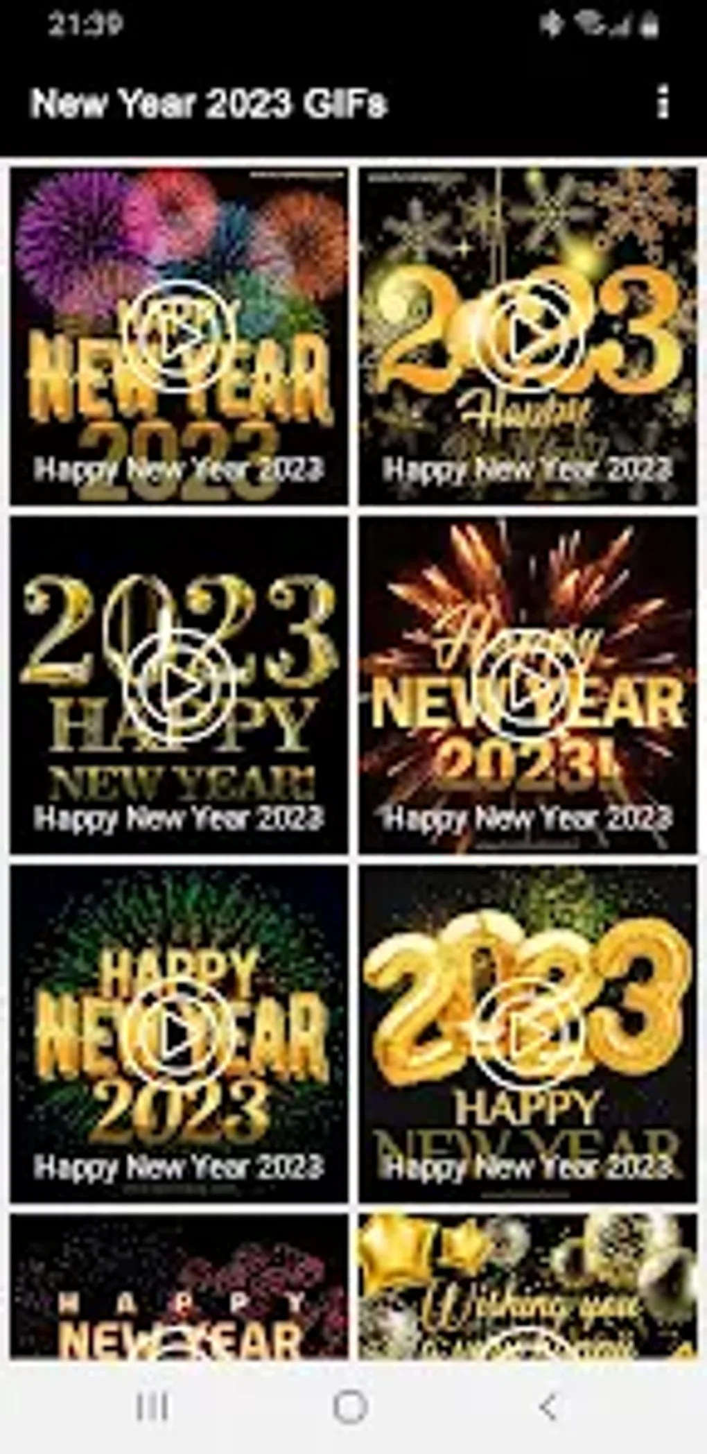 Happy New Year 2023 GIFs Voor Android Download