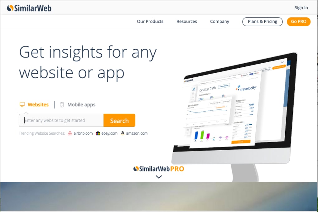 SimilarWeb for Web Apps