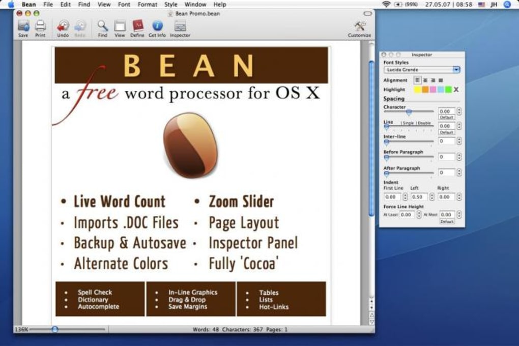Free word processing software for macbook