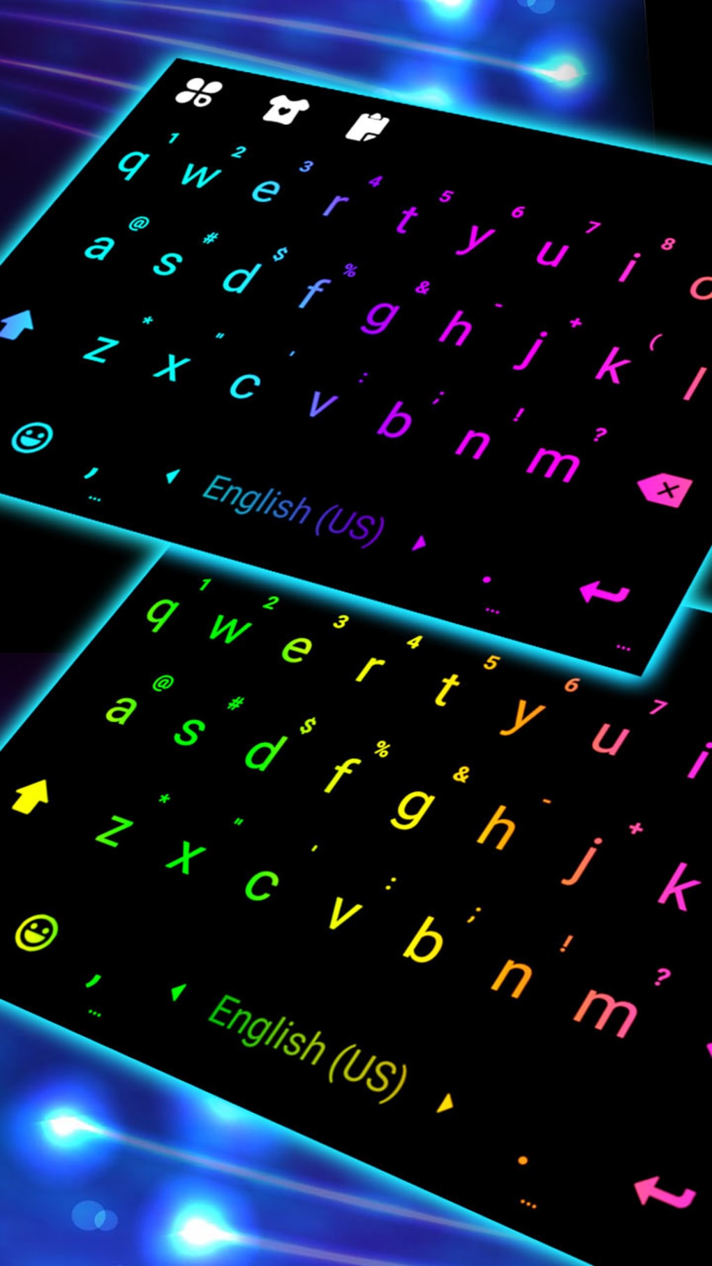 LED Flash Keyboard Background for Android - Download