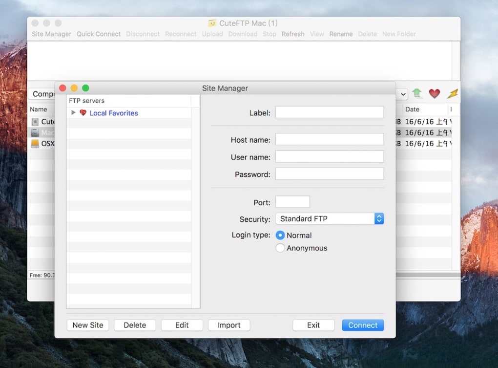 cute ftp for mac free download