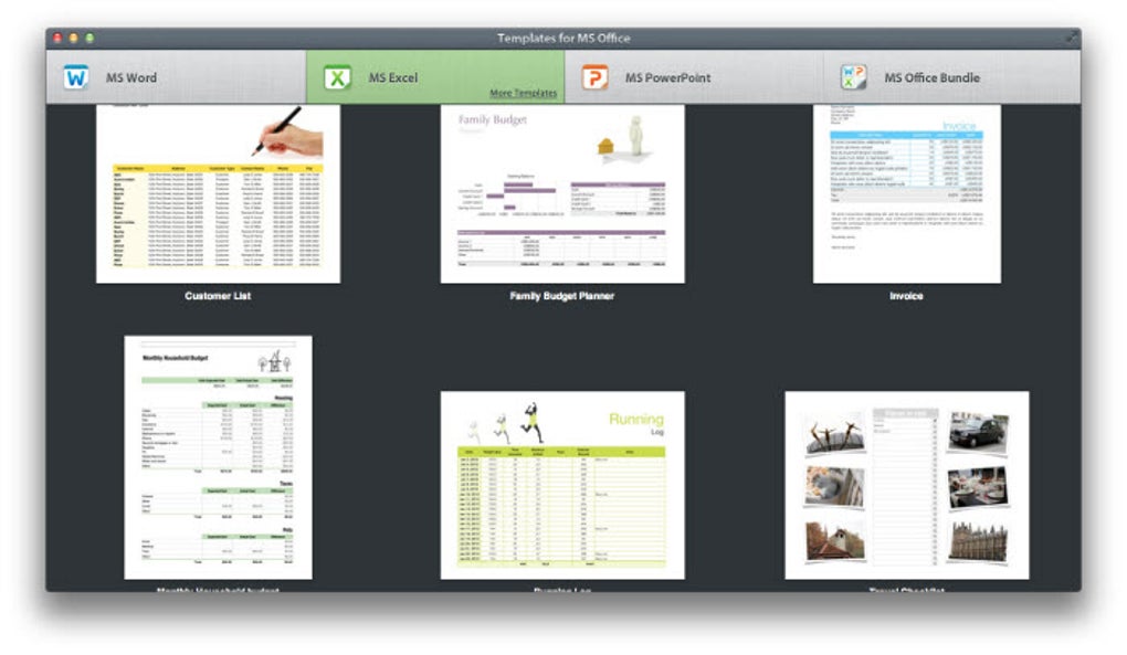 how to view templates from microsoft office