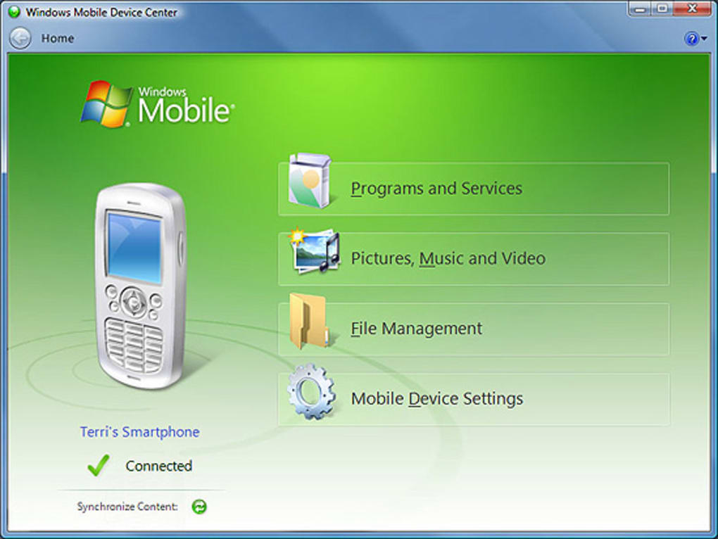 download windows mobile device center windows 7 64 bit
