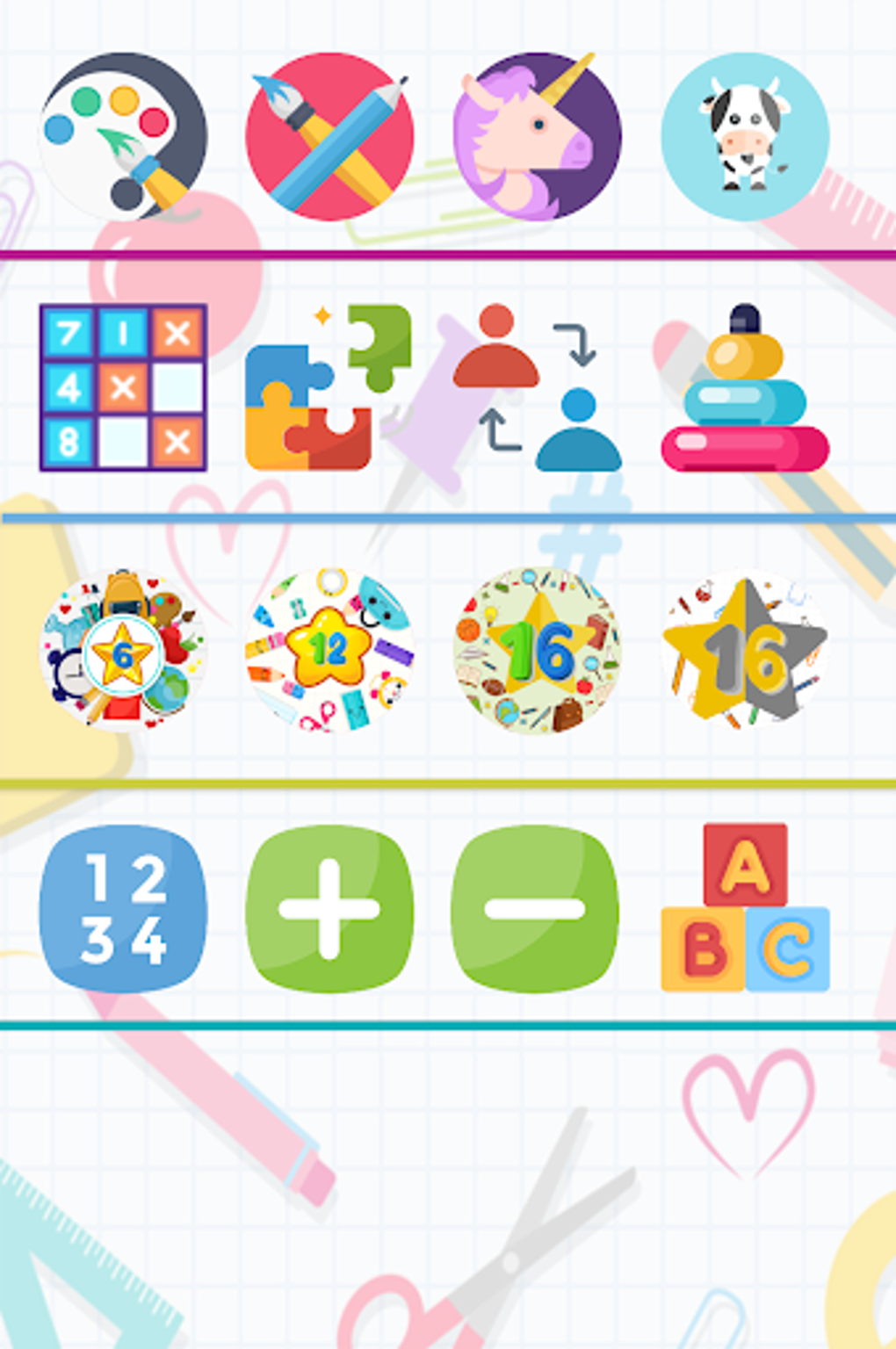 Mental Educational Games For 6 Years Old Kids Para Android Download