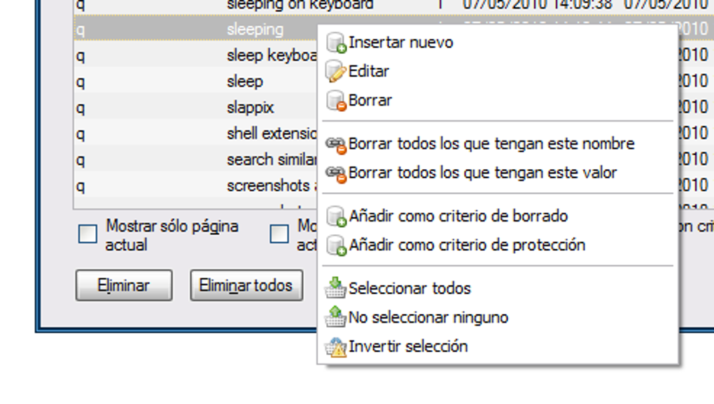 Form History Control - Descargar