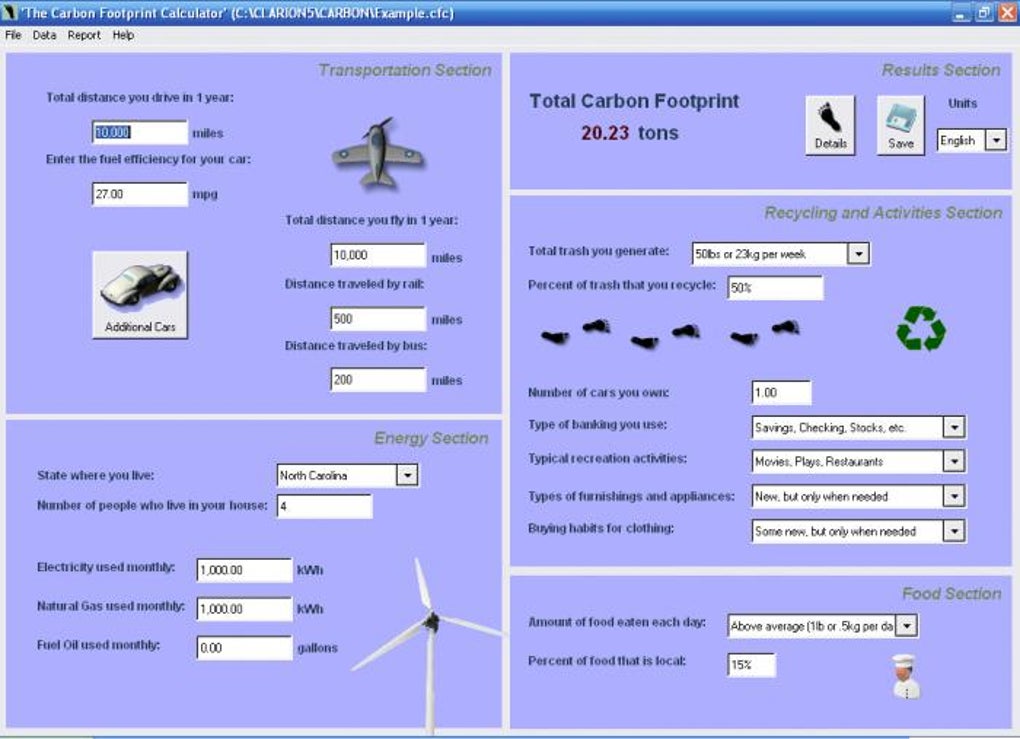 The Carbon Footprint Calculator 