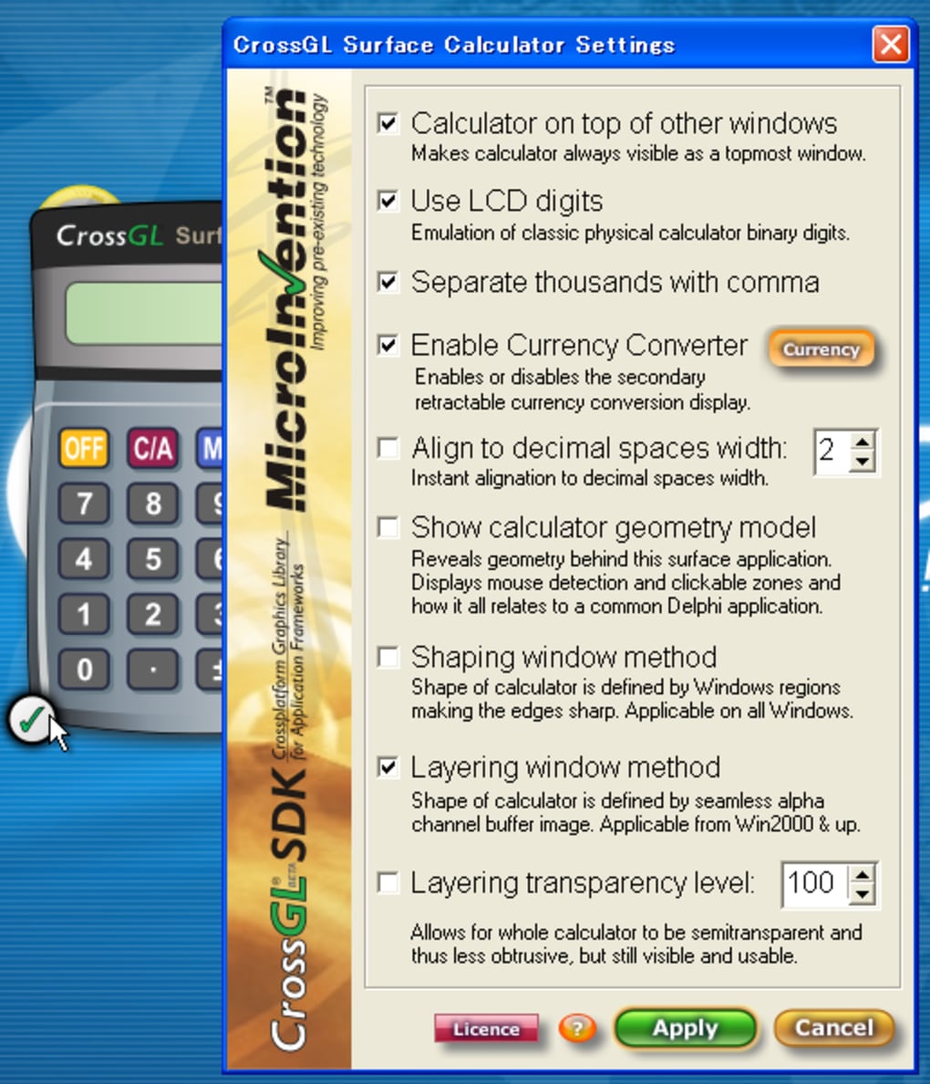 Crossgl Surface Calculator 無料 ダウンロード