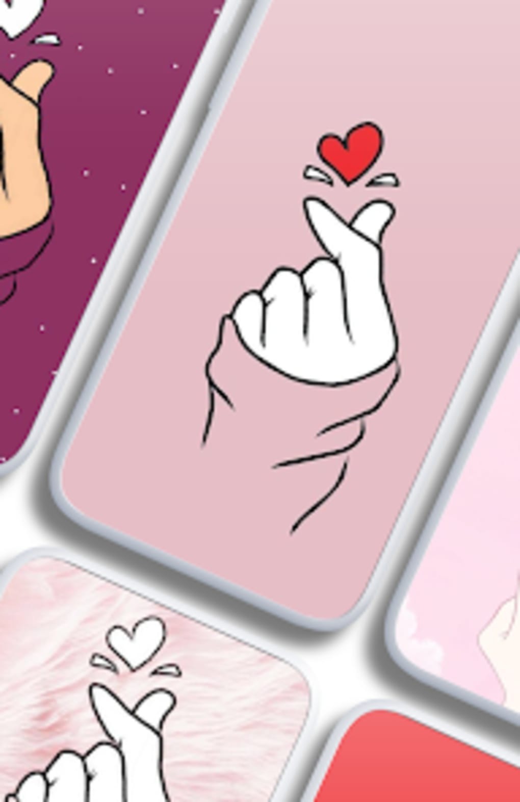Finger Heart Wallpaper for Android  Download