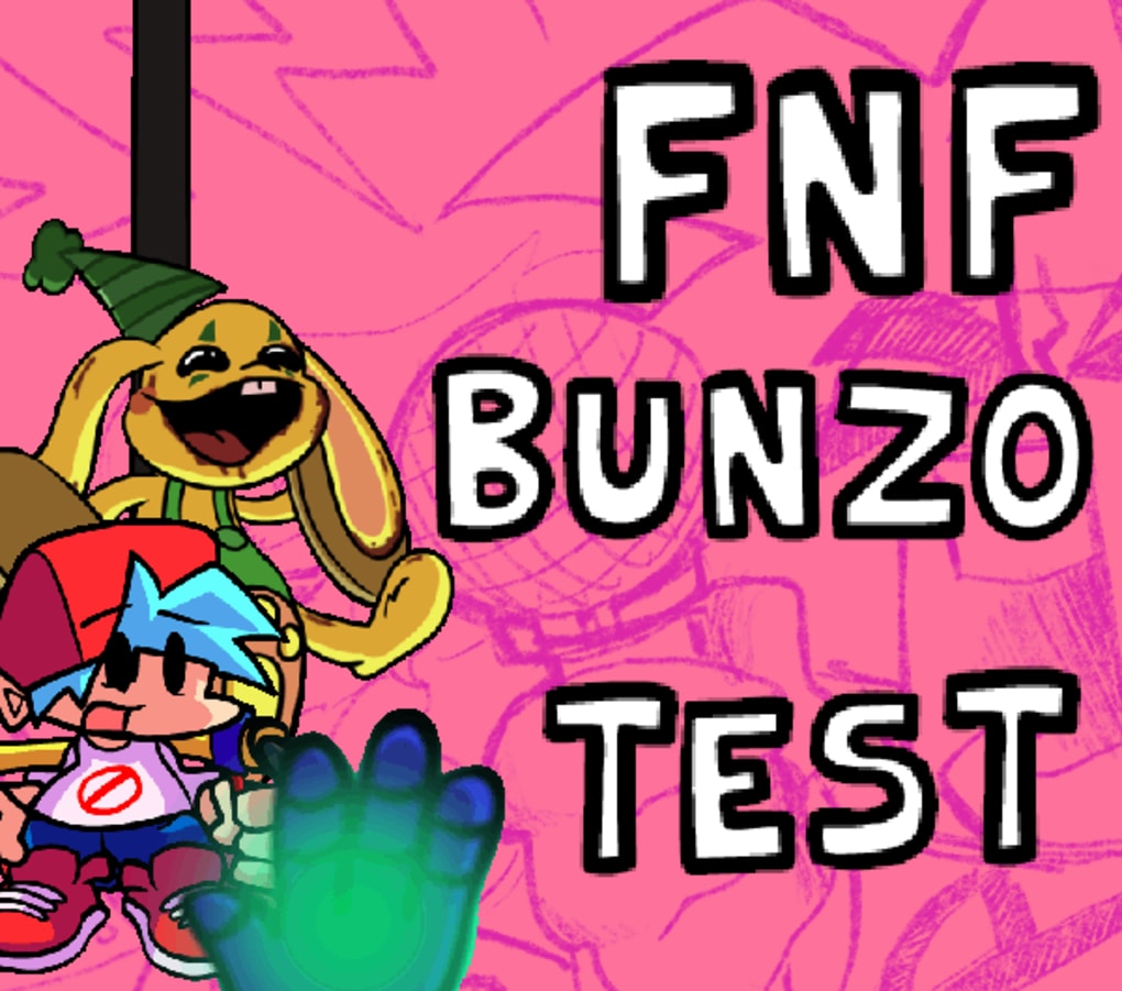Banana developer published FNF Bunzo Bunny Test Mod 