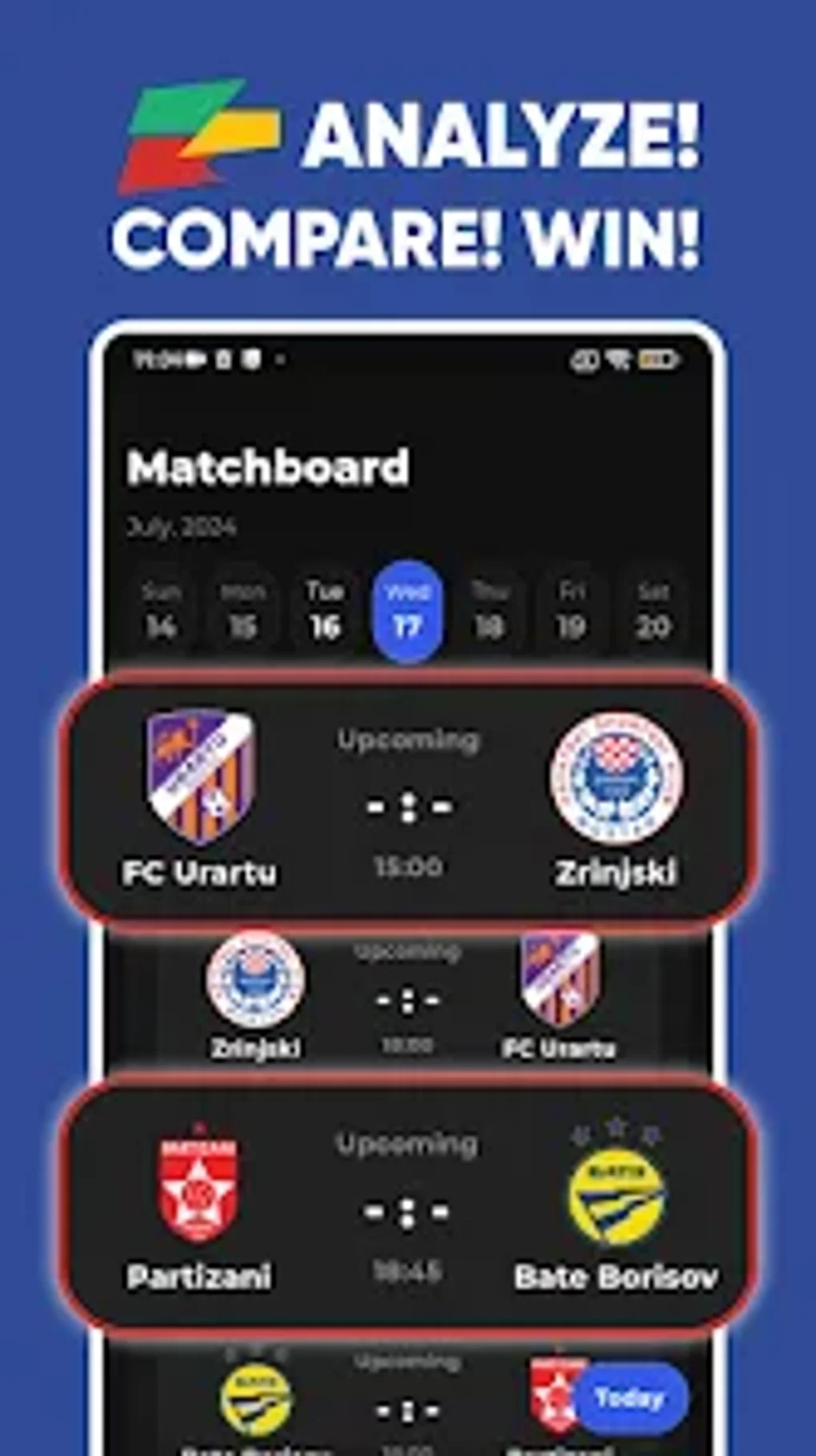 Eurobet: Football Matches para Android - Descargar