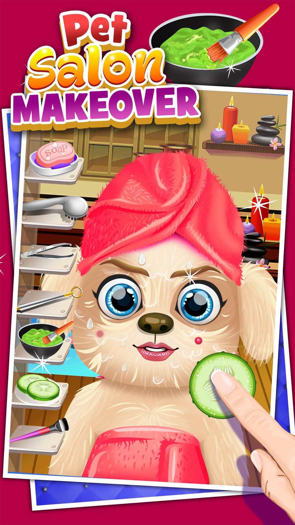 Pet Salon Makeup Games for Kids Girl Boy voor iPhone - Download