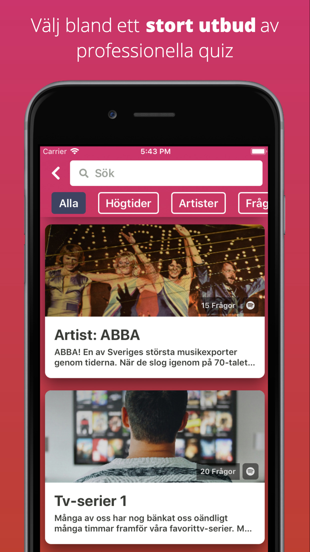 Quizly Fr gesport Med V nner Para IPhone Download
