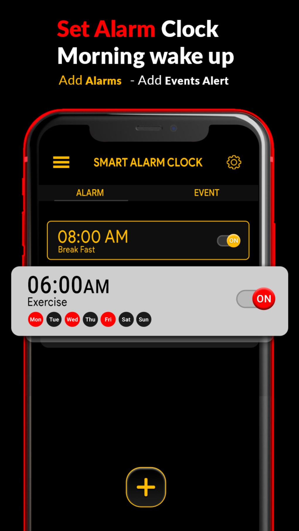 Schöne Nachtuhr mit Alarm und Licht. – APK-Download für Android
