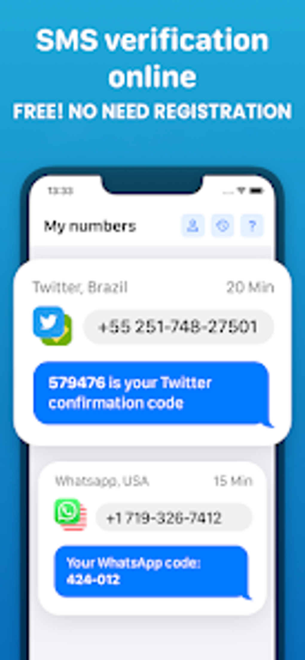 SMS Verification Code для Android — Скачать