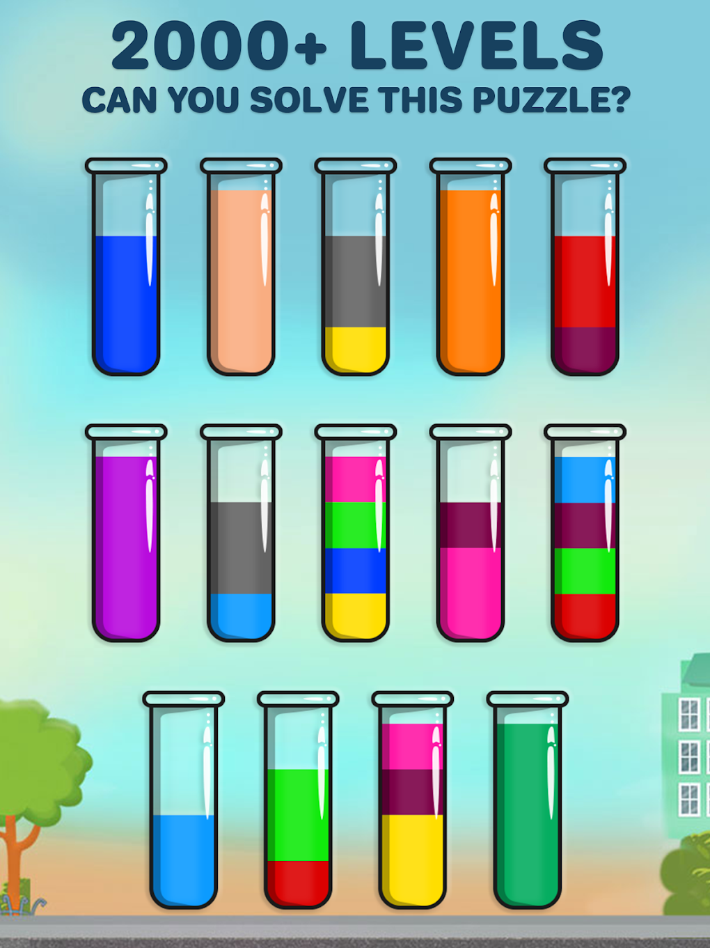 Color Water Sort Puzzle - Liquid Sort Pouring Game для Android — Скачать