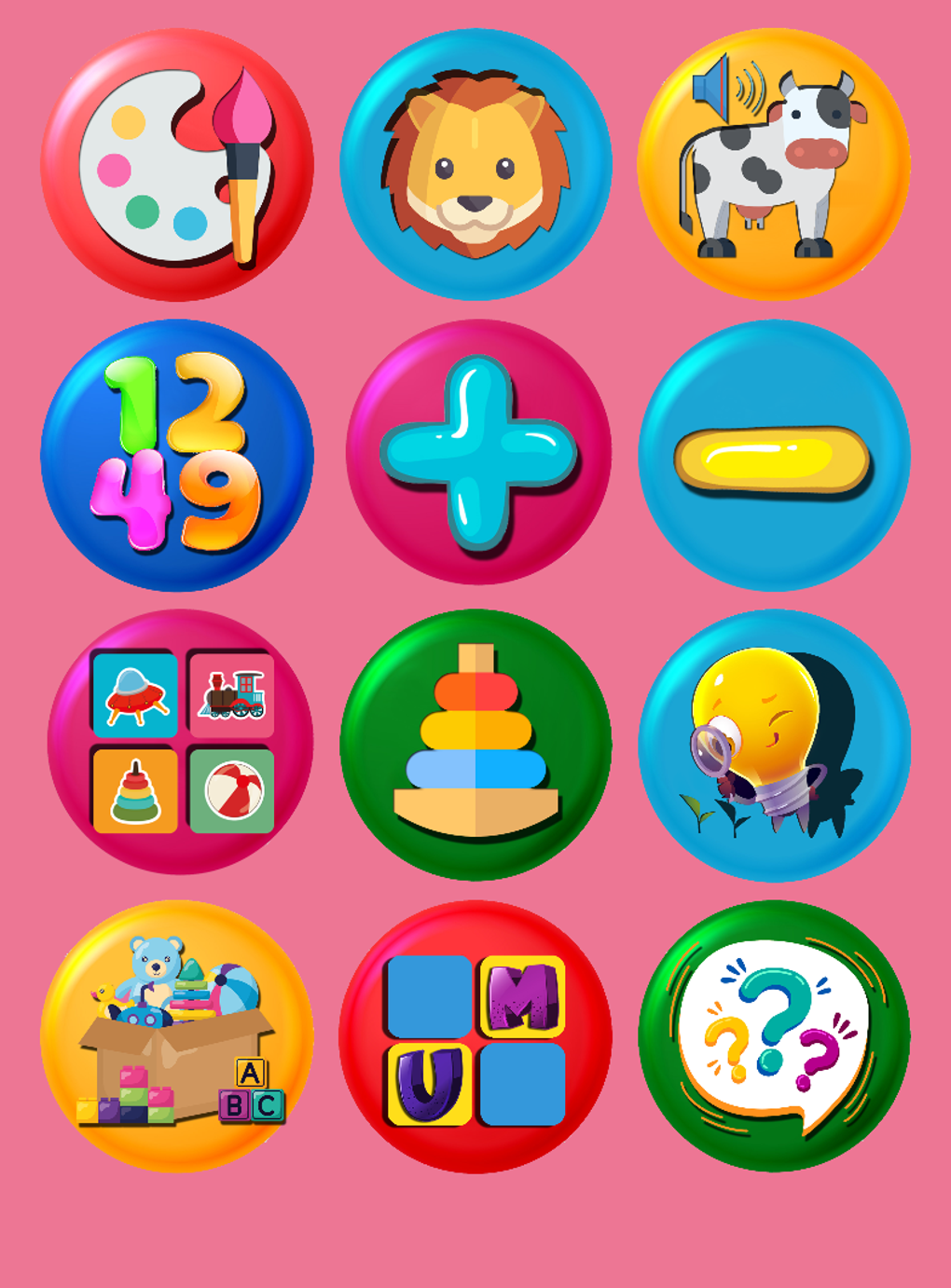 3 and 6 Age Educational Preschool Games для Android — Скачать