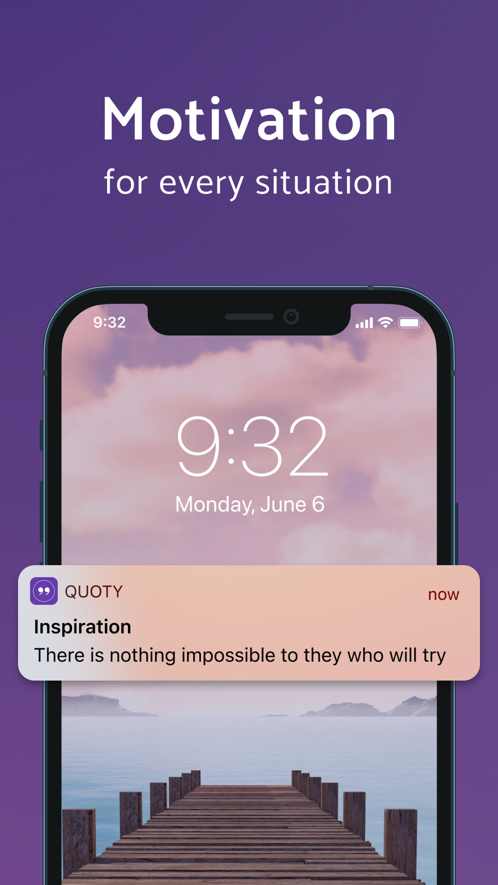 Quoty: motivation daily quotes for iPhone - Download