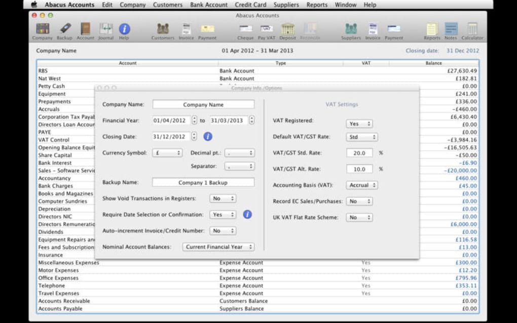 abacus accounting software free download