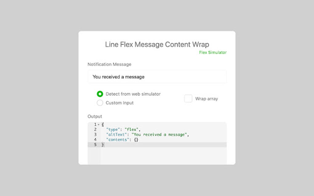 Line flex content wrap para google chrome extensi n descargar
