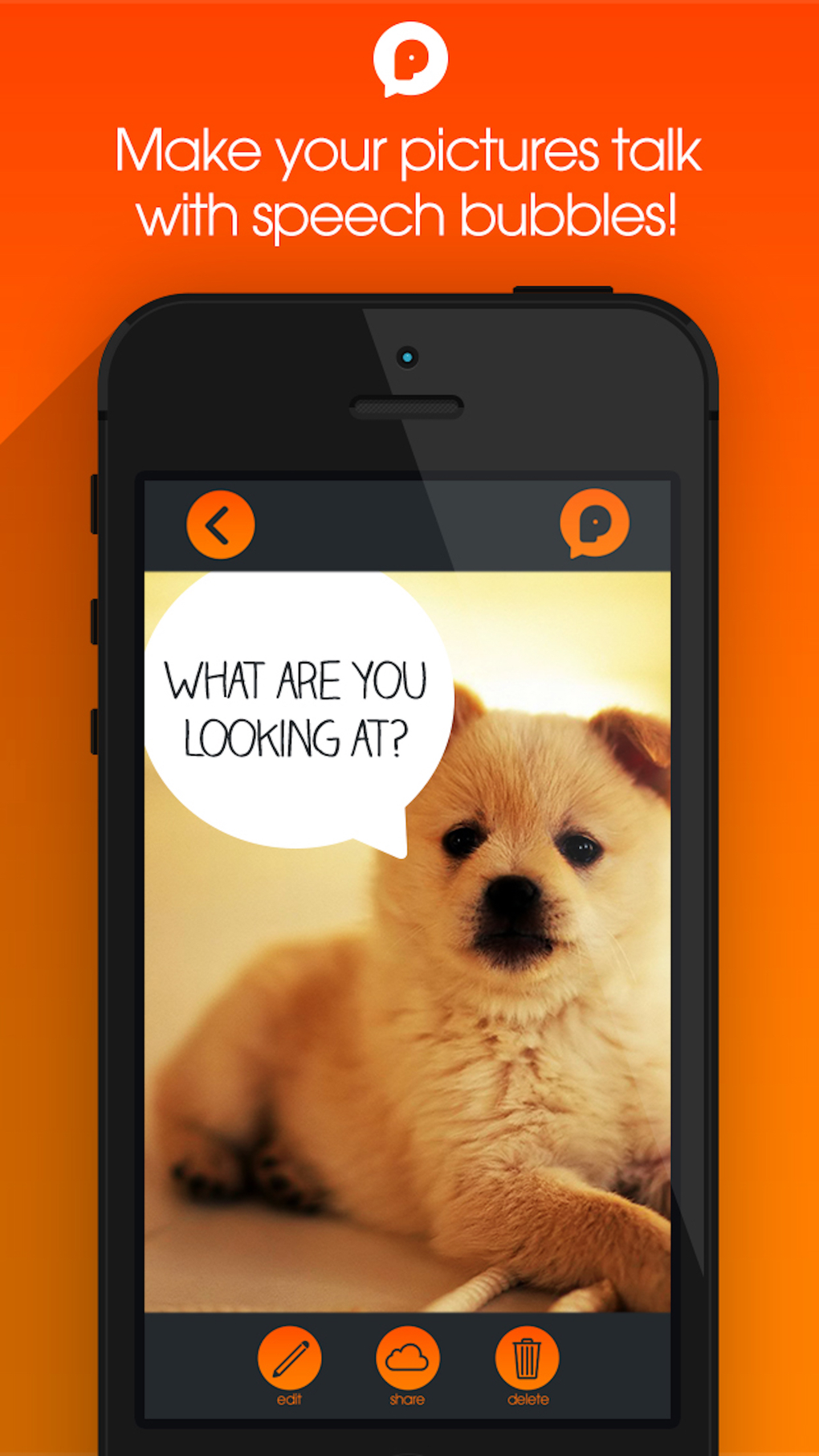 Make Photo Captions Pic Talk for iPhone Download
