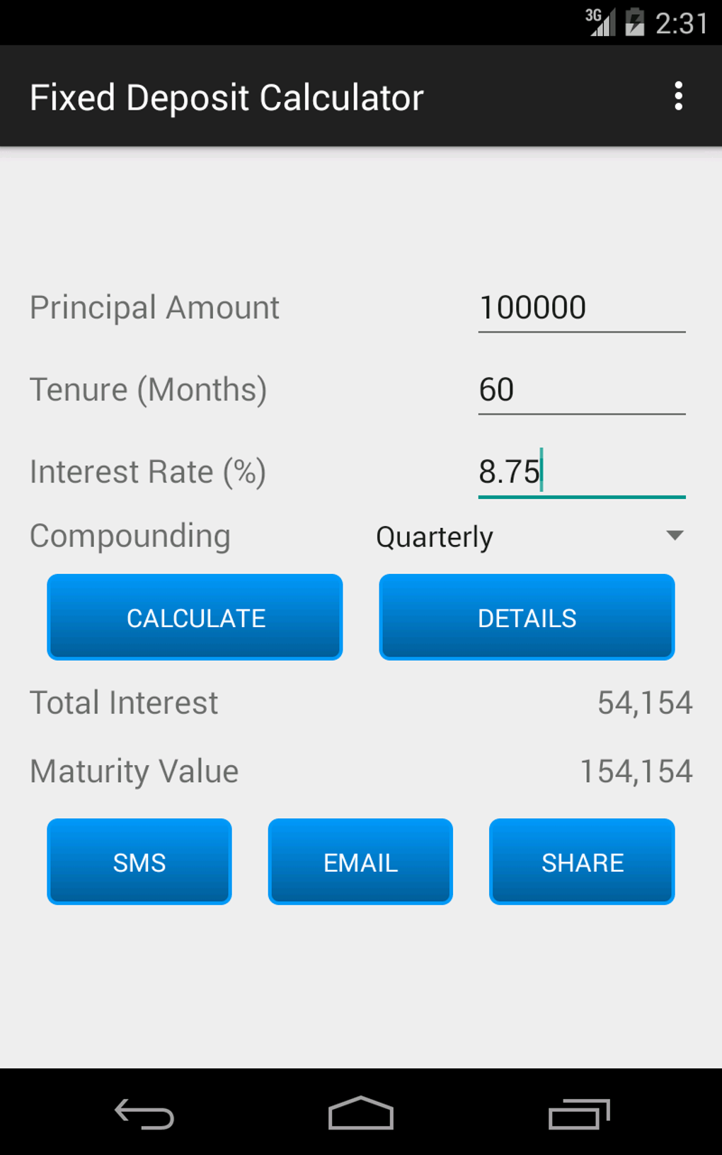 Term deposits. FFUELS.