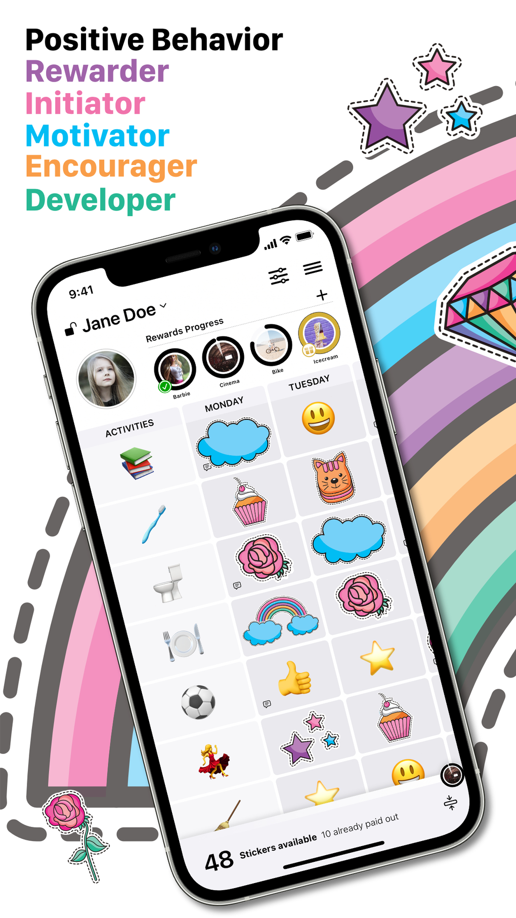 IPhone Reward Chart Goals Tracker 
