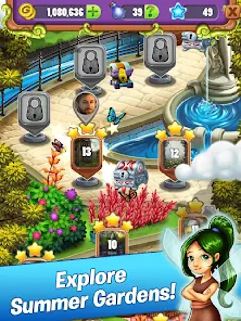 Mahjong Garden Four Seasons для Android — Скачать