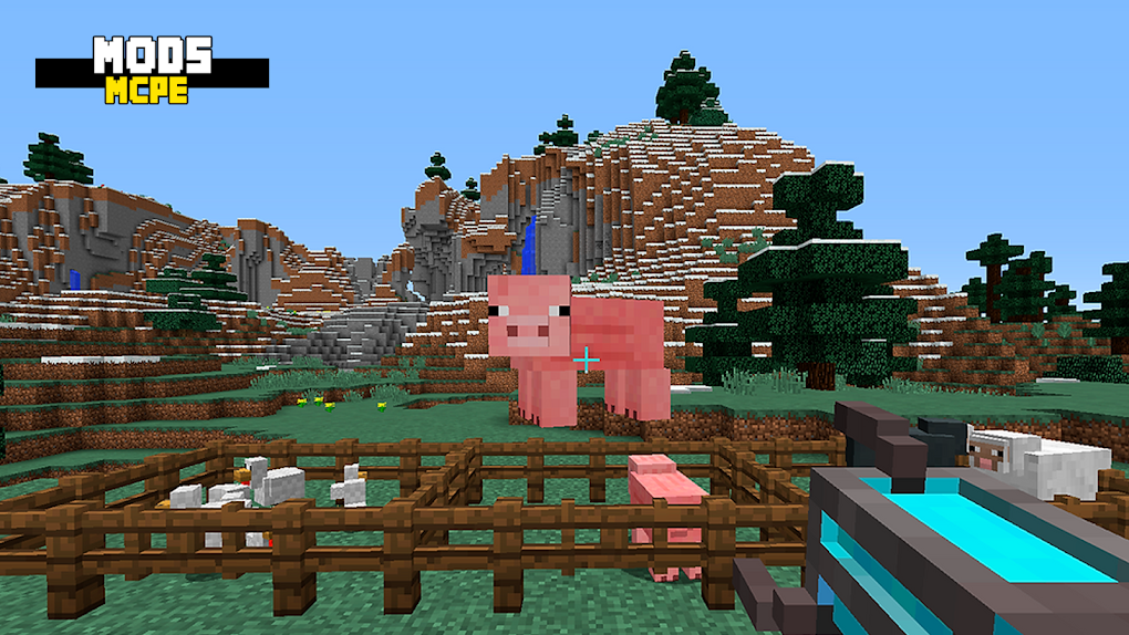 Android mods for minecraft pe weapons 