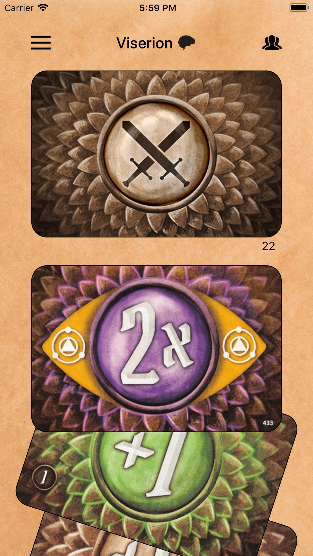 iPhone için Gloomhaven Attack Deck - İndir