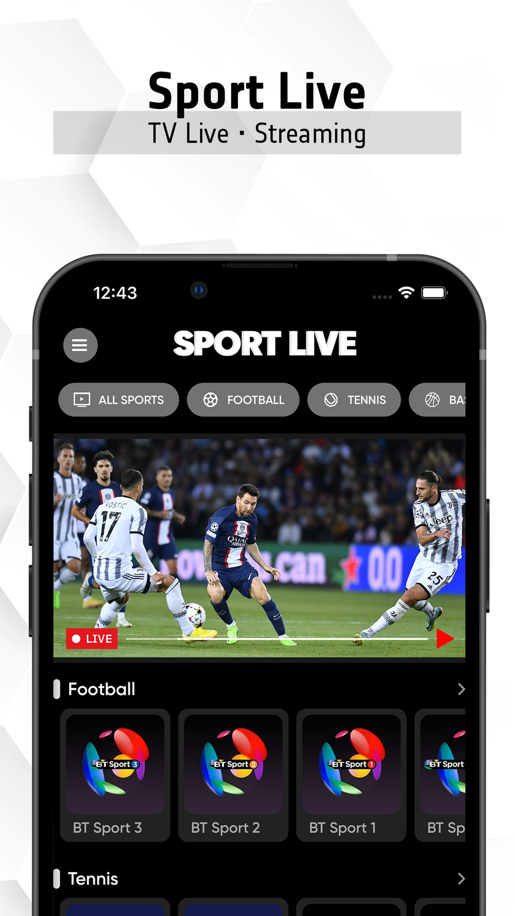 Sport Live TV - Streaming для iPhone — Скачать