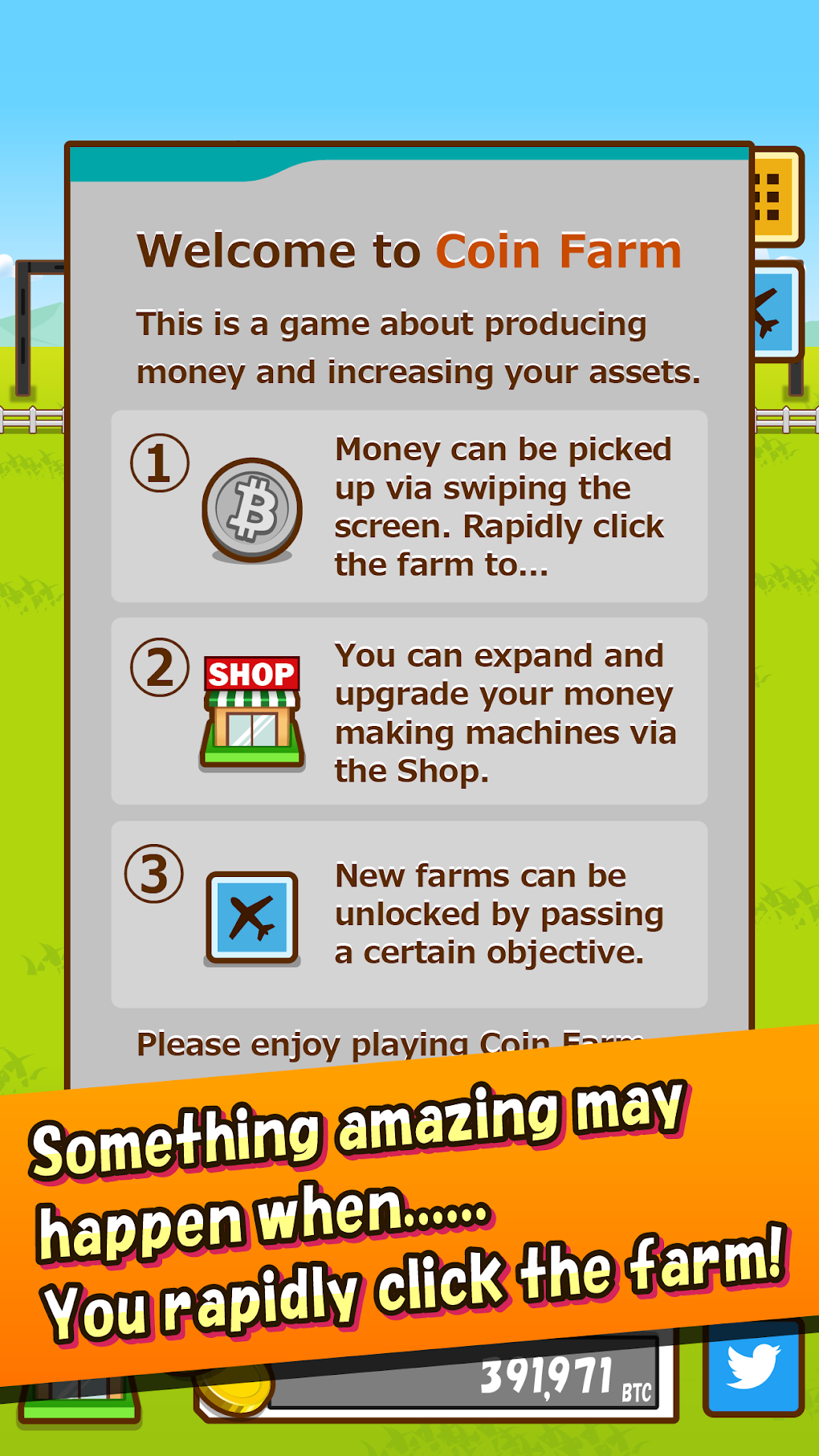 Coin Farm - Clicker game - APK для Android — Скачать