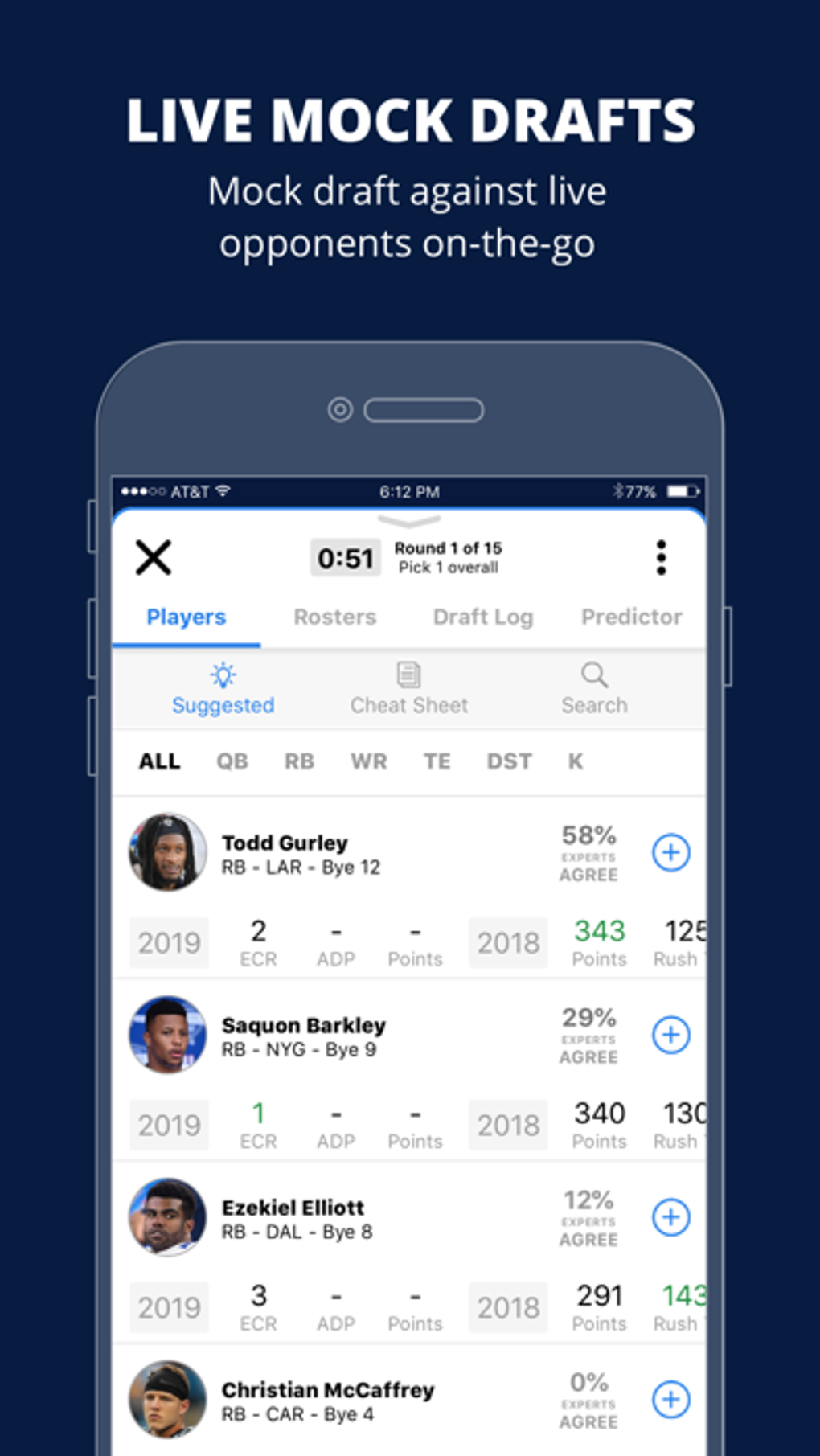 Fantasy Football Draft Wizard by Marzen Media LLC