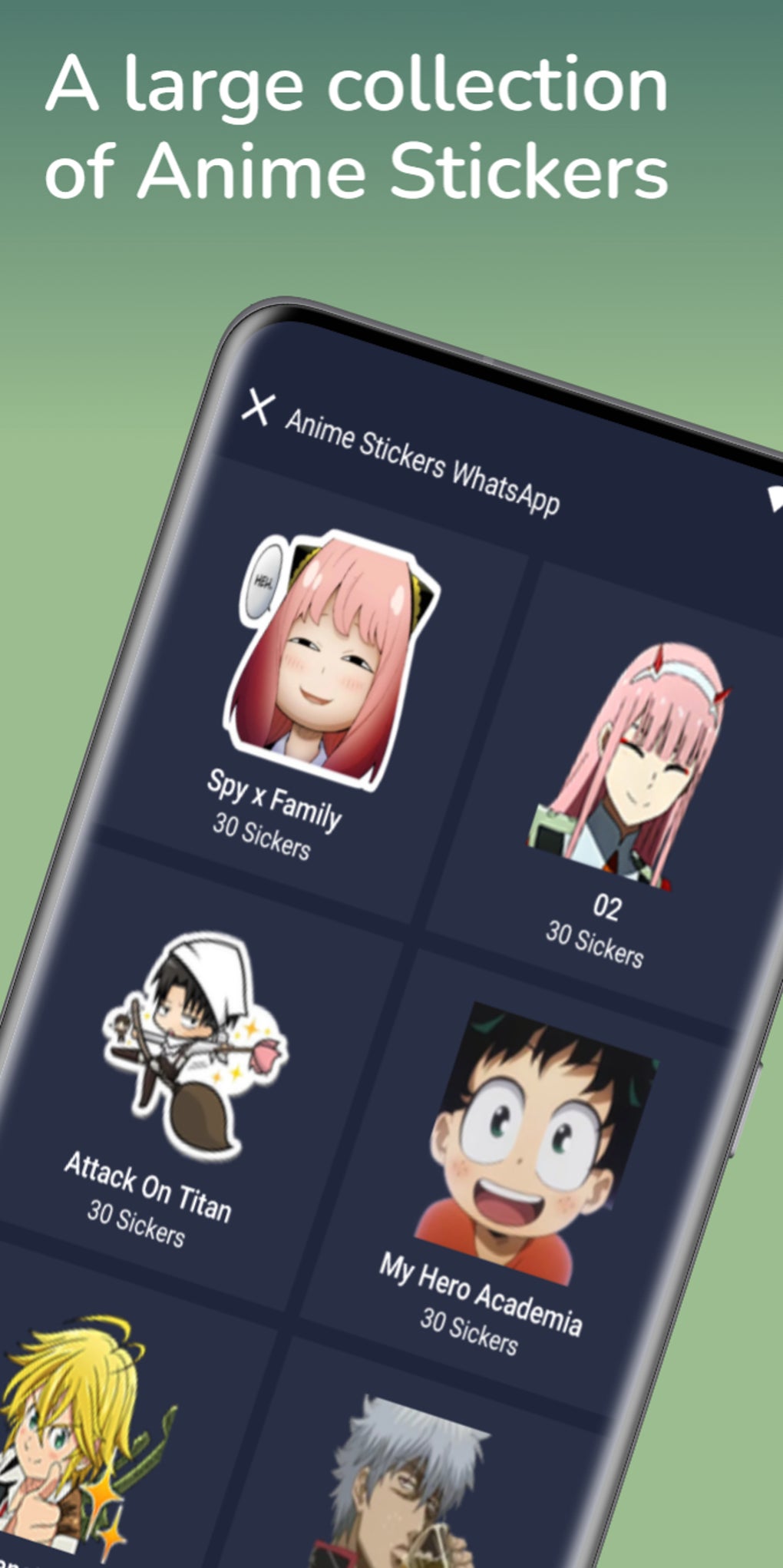 anime stickers for whatsapp для Android — Скачать