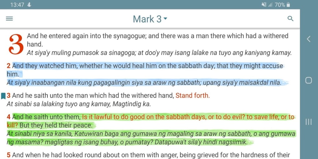 English Tagalog Bible Offline APK Android - ダウンロード