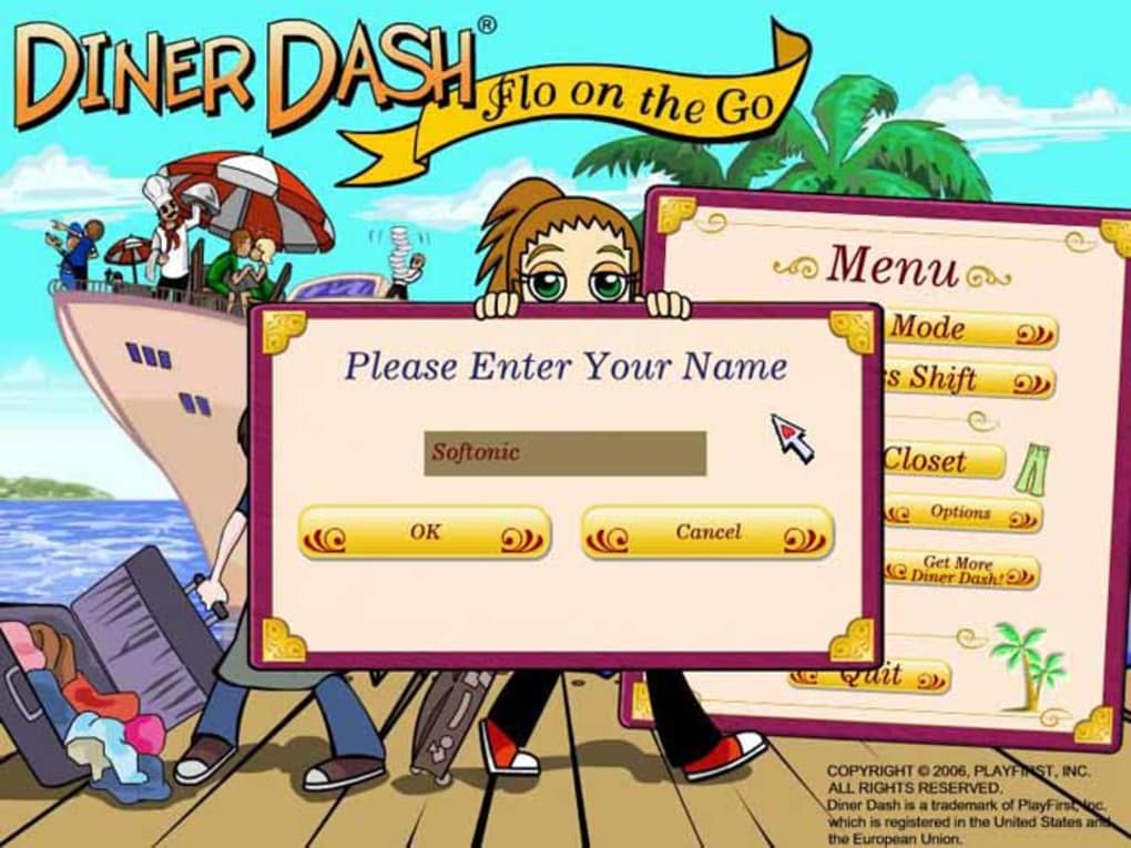 get diner dash flo on the go work on my hp laptop