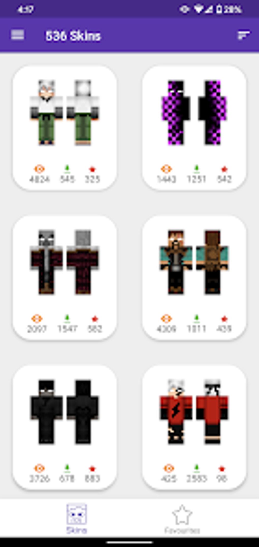 Herobrine Skins для Android — Скачать