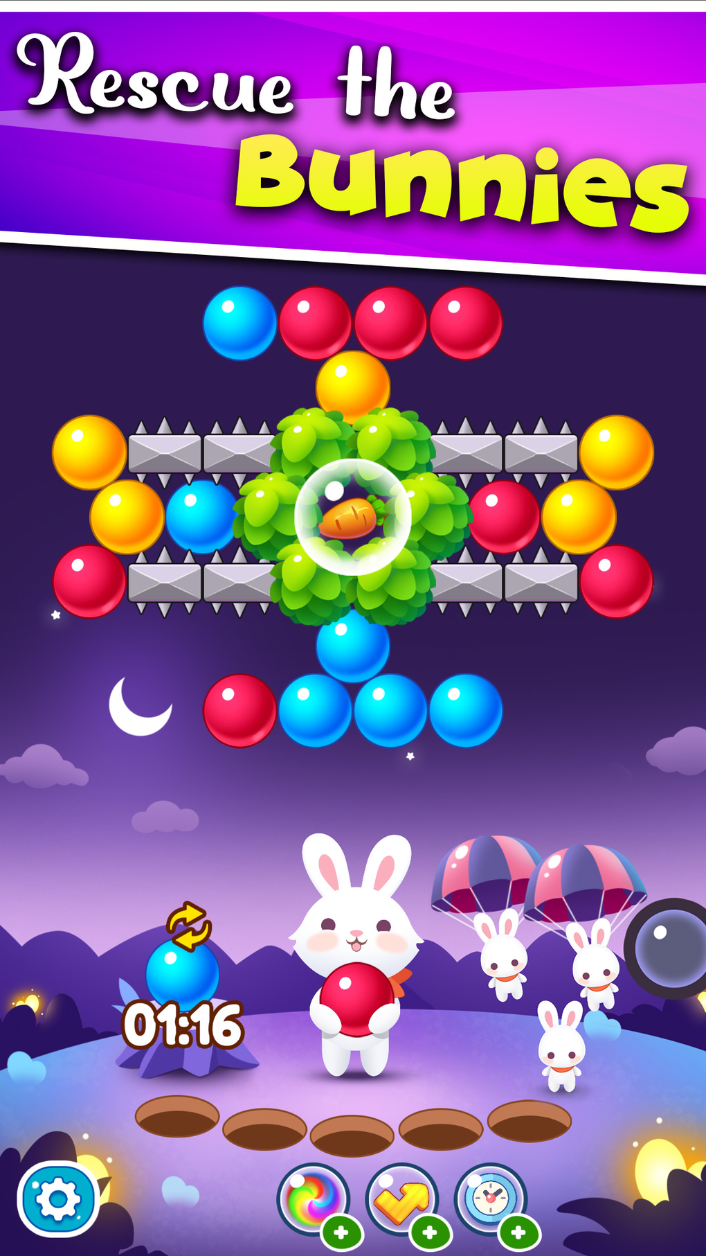 Bubble Shooter POP: Bunny Saga для iPhone — Скачать