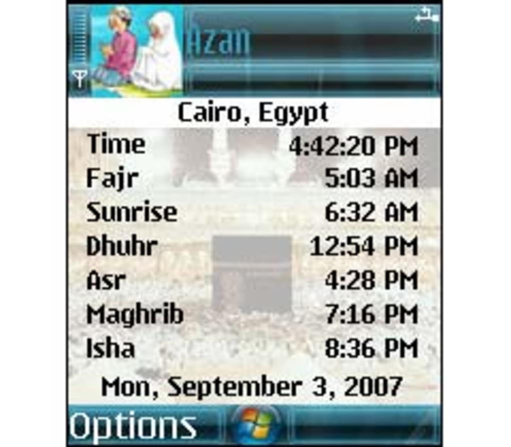 azan times for worldwide prayers 2.09
