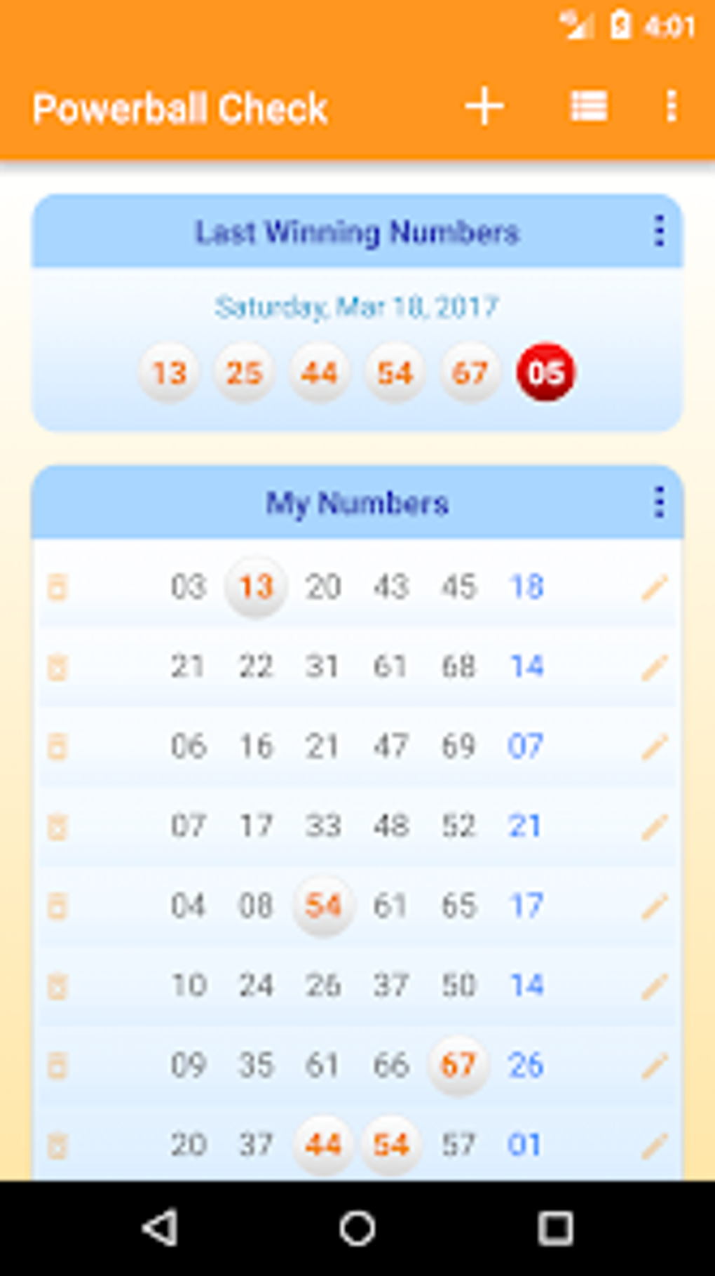 Powerball Check For Android - Download