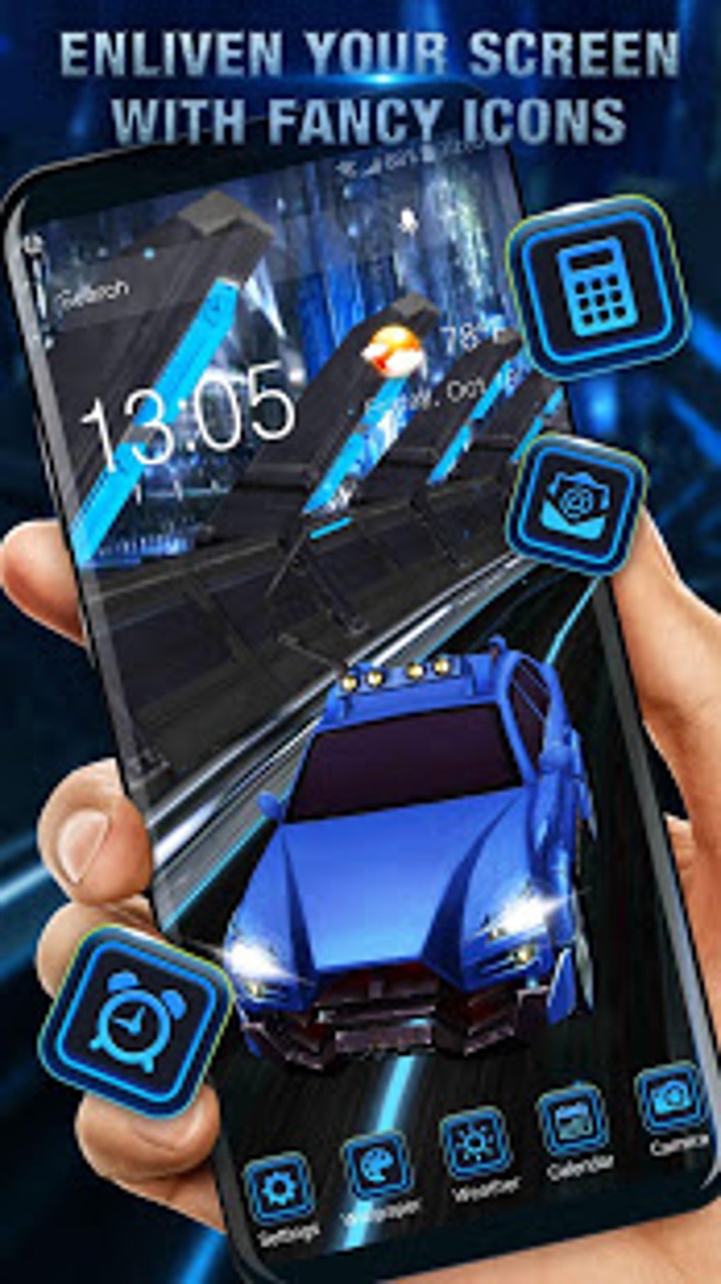 3D Racing Car Live Wallpaper für Android - Download