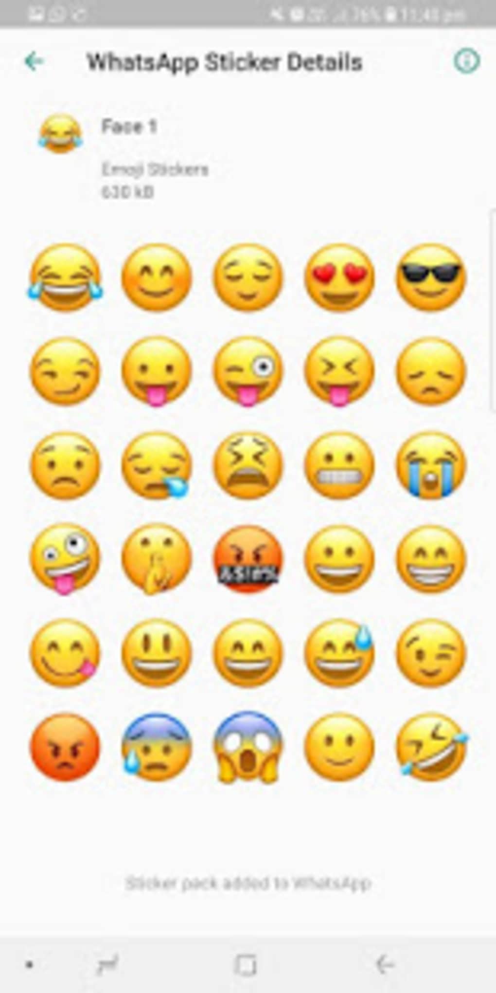 XL Emoji Sticker for WhatsApp WAStickerApps for Android
