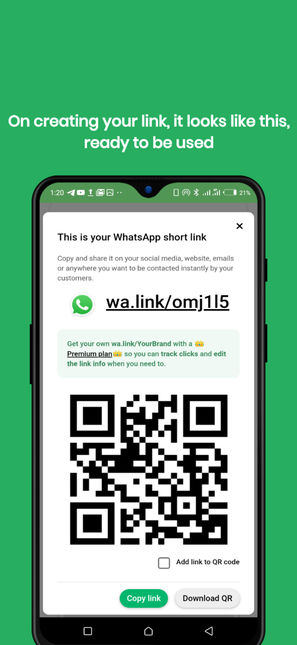 Wa link Generator для Android — Скачать